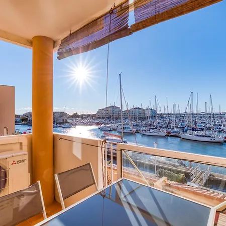 Vue Au Dessus De La Marina Frontignan